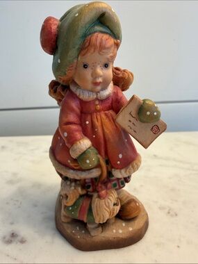 Vintage Anri Germany Sarah Kay Figurine Numbered